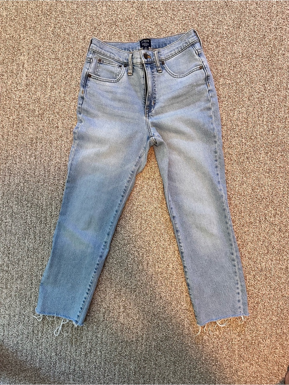 J. Crew Factory Light Wash Straight Leg Jeans